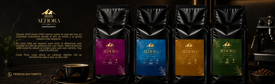 Cafés Altiora seleccionados desde el origen en Bruselas, Huila